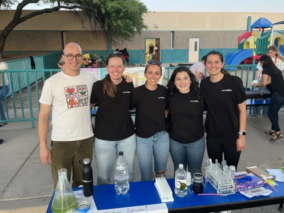 Outreach Table at Sunnyside Elementary