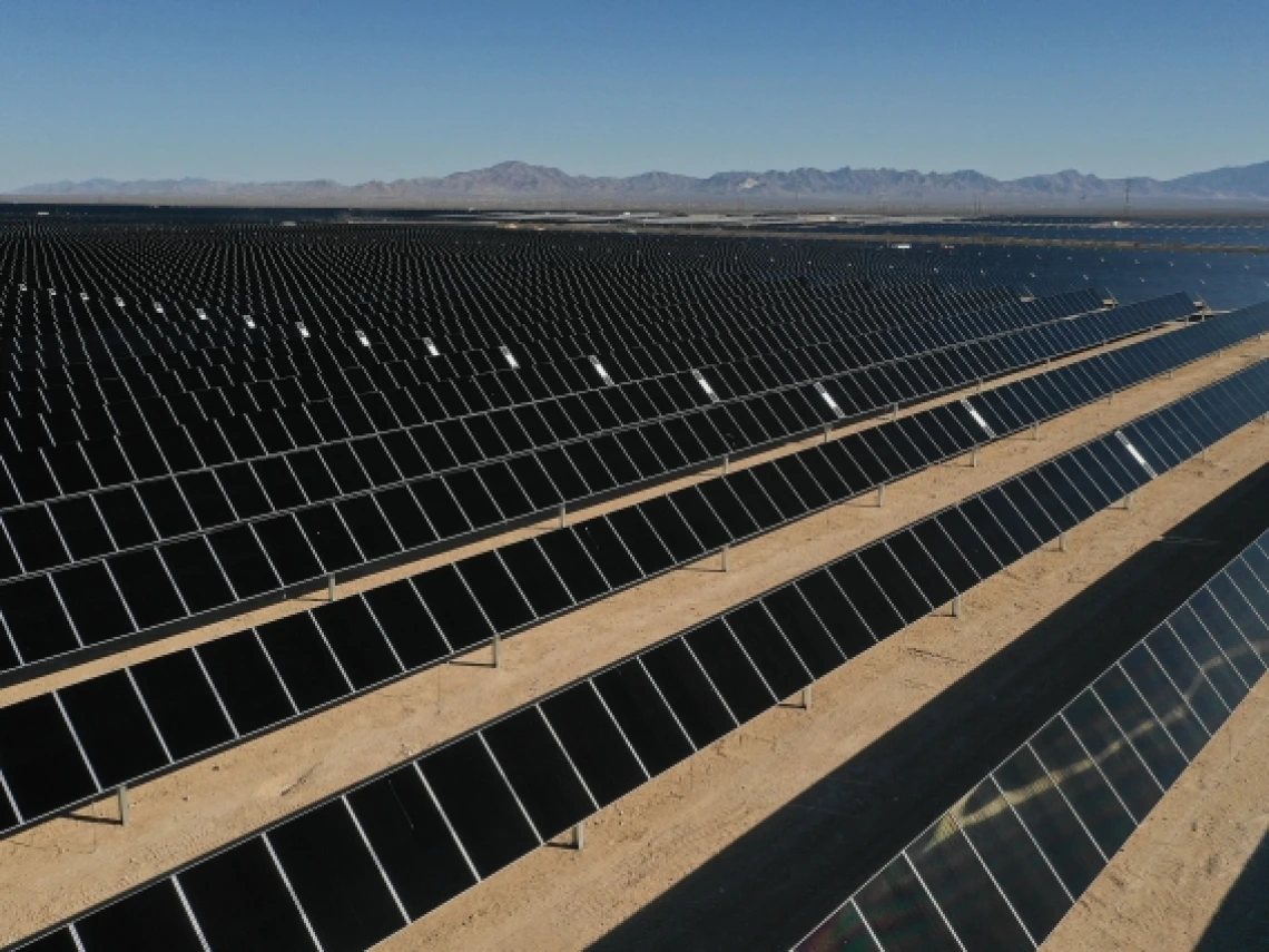 Solar Panels in the Desert